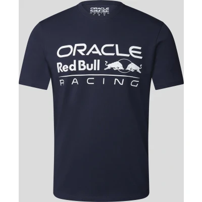 Afbeelding van Red Bull Racing Logo Shirt Blauw XXL Max Verstappen Sergio Perez Oracle
