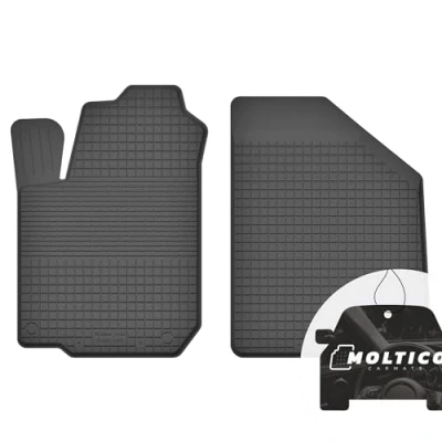 Afbeelding van Set van 2 rubberen vloermatten met rand perfecte pasvorm geschikt voor Citroen Berlingo II 2008 2018