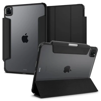 Afbeelding van Spigen Ultra Hybrid Pro ontworpen voor iPad 11 Case 3e generatie 2021 &amp; 2e 2020 en 1e 2018, met potloodhouder, zwart