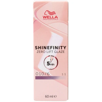 Afbeelding van Permanente Kleur Wella Shinefinity Color nº 010/6 60 ml
