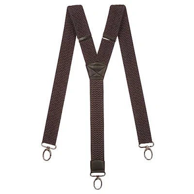 Afbeelding van Olata Y Vormige Werk Bretels met Karabijnhaken 4 cm, Donkergrijs, one size