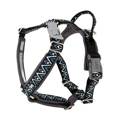 Afbeelding van Hurtta Y tuigje Razzle Dazzle 35 45 cm zwart