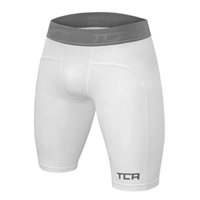 Afbeelding van Pro Performance Korte Compressiebroek voor heren Wit