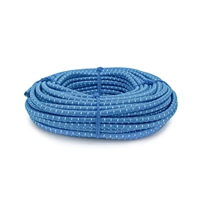 Afbeelding van MAGMA Rol elastisch touw, diameter 6 mm, watersport, survival, zeil, boot, camping, afdekzeil, voor binnen en buiten: wandelen, bivak, tuin (10, blauw)