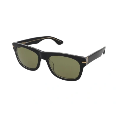 Afbeelding van Serengeti zonnebril foyt SS549005 Glanzende zwarte transparante laag groen 555 nm
