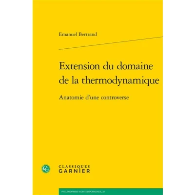 Image de Extension du domaine de la thermodynamique