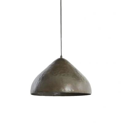 Afbeelding van Light&amp;living Hanglamp Ø40x25 cm ELIMO donker bruin brons