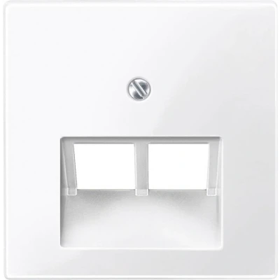 Afbeelding van Merten 296119 UAE , IAE ISDN contactdoos Afdekking System M, 1 M Smart, Plan, Creativ Polar wit (glanzend)