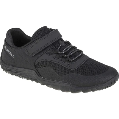Afbeelding van Merrell Trail Glove 7 Unisex Outdoorschoenen voor kinderen, Maat: 32, Black Kunststof/ textiel