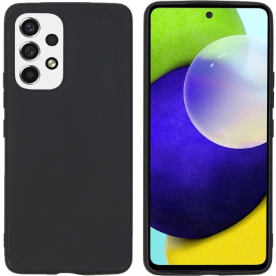 Afbeelding van iMoshion hoesje Geschikt voor Samsung Galaxy A53 Siliconen Design Zwart / Black Graphic