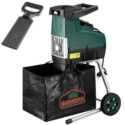 Afbeelding van Gardebruk Hakeselaar Elektrisch 3100W takdikte 44mm Groen/Zwart
