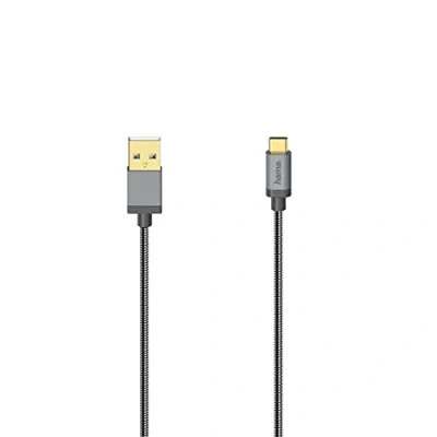 Afbeelding van Hama Usb C Kabel 2.0 480 Mbit/S Metaal 0,75 M