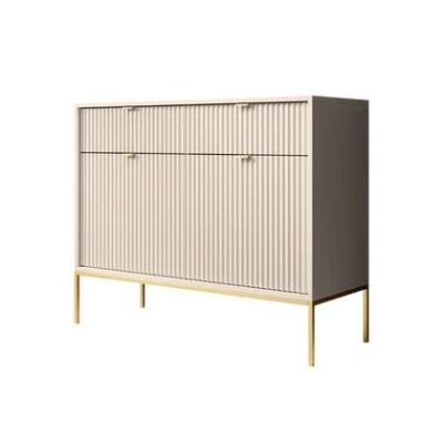 Afbeelding van Meubella Dressoir Navil 2 Beige 104 cm