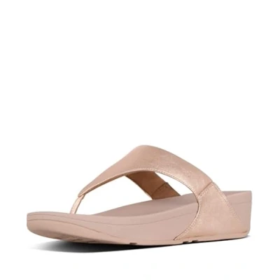 Image de Fitflop Sandales Lulu en cuir femme, Rose Gold 323, 38 EU