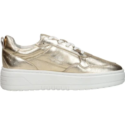 Afbeelding van SUB55 Sneakers laag, Maat: 41, Goudkleur Leer en textiel