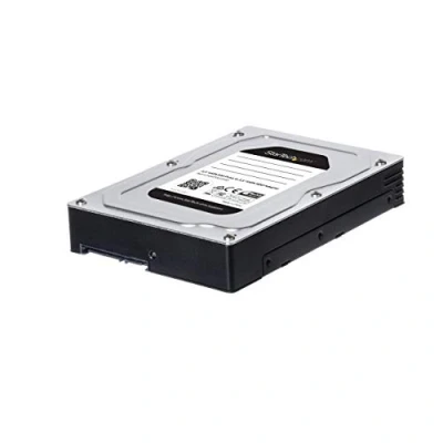 Image de StarTech.com Adaptateur disque dur SATA/SAS de 25 pouces vers 35 Support SSD/HDD 25&quot; 35&quot; Convertisseur HDD/SSD SATA Boitier externe 2.5&quot; 6Gb/s / SAS noir argent