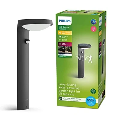 Afbeelding van Philips Tyla infrarood buitenklem, zonne energie, 18 W, 4000 K, antraciet