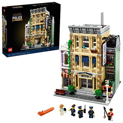 Afbeelding van LEGO Police Station 10278 Building Kit; een zeer gedetailleerd afneembaar model voor volwassenen, nieuw 2021 (2,923 stuks)