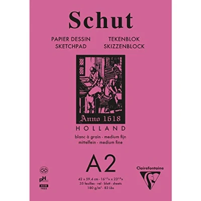 Afbeelding van Schut Dessin Tekenblok 180 gram A2