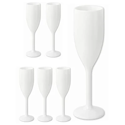 Afbeelding van Schramm® Meerdere champagneglazen in wit naar keuze 6, 12, 24 of 48 stuks, 160 ml, champagnerglas, champagneglazen, inhoud: 6 stuks