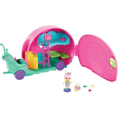 Afbeelding van Enchantimals GCT42 Slow Mo Camper Vehicle Playset met Saxon Snail Doll