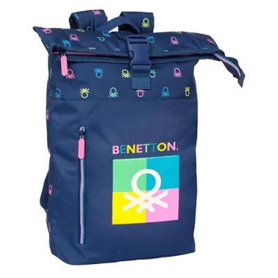Afbeelding van Laptoptas Benetton Cool Marineblauw 28 x 42 13 cm