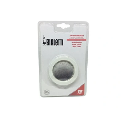Afbeelding van Set van 3 afdichtingen en filters, 1 stuk, 6 espressokopjes aluminium