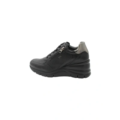 Afbeelding van Nero Giardini I514120D Baskets pour femme en cuir et matériau technique, Noir , 37 EU
