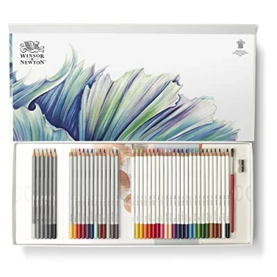 Image de Winsor &amp; Newton Studio Collection Crayons Assortis X45 Coffret
