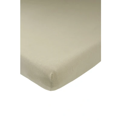 Afbeelding van Meyco Jersey Hoeslaken Boxmatras Taupe 75x95