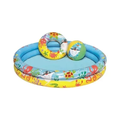 Afbeelding van Bestway 3 in 1 Opblaasbaar Kinderzwembad 51124 Plezier voor de Kleintjes