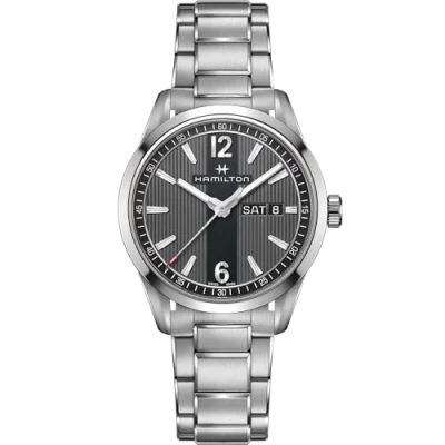 Afbeelding van Hamilton Broadway Day Date H43311135 Horloge Staal Zilverkleurig Ø 40 mm