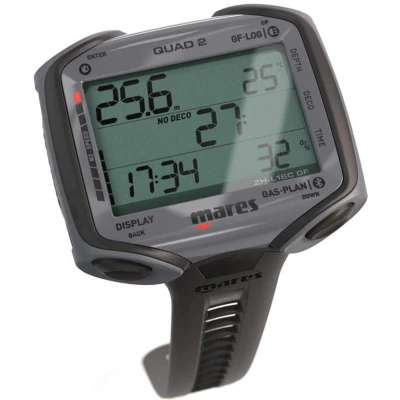 Afbeelding van Mares Dive Computer Quad 2 (zwart)