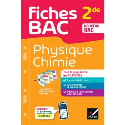 Image de Fiches bac Physique Chimie 2de