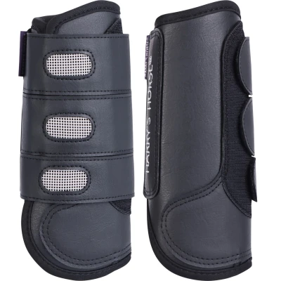 Image de Harry&#039;s Horse Guêtres Eventing Front Noir S