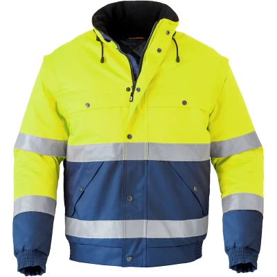 Afbeelding van HAVEP 5139 high visibility all season jack (c7b marine/fluo geel) 274AAA S