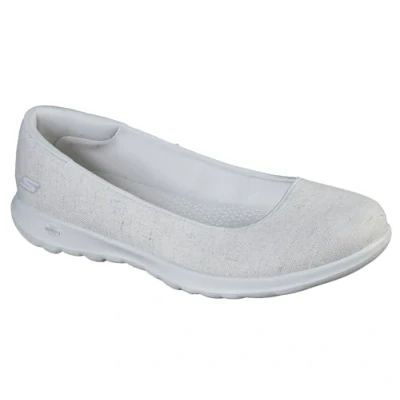 Afbeelding van Skechers Go Walk Lite 136001, ballerina&#039;s voor dames, Natuurlijk.