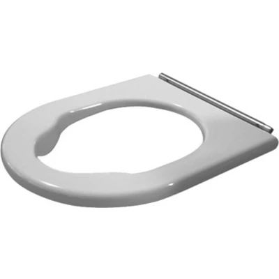 Afbeelding van Duravit Starck 3 Vital WC zitting 40.4x35x4.6cm compact Kunststof wit Glanzend