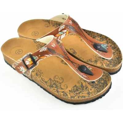 Afbeelding van GOBY Arrows Slippers Sandalen Hoge kwaliteit Handmade Maat 40