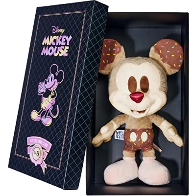Afbeelding van Simba 6315870311 Disney Mickey Mouse ijs, juni editie, exclusief Amazon, pluche figuur 35 cm, geschenkdoos, limited edition verzamelbaar speelgoed, speelgoed