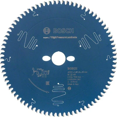 Image de BOSCH 2608644360 lame de scie circulaire Expert pour HPL 254 x 30 2.8 mm, 80T