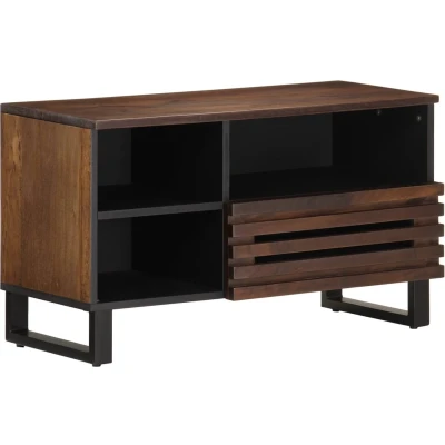 Afbeelding van vidaXL Tv meubel 80x34x46 cm massief mangohout bruin