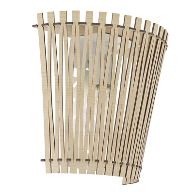 Afbeelding van EGLO Sendero Wandlamp 1 Lichts Wit Ahorn