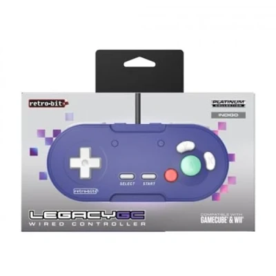 Afbeelding van Retro Bit Legacy Wired Pad for GameCube / Wii Paars (GameCube) Nieuw