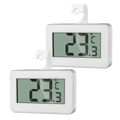 Afbeelding van AiQInu 2 digitale koelkastthermometer, aquariumthermometer, mini vriesthermometer