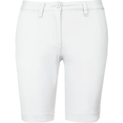 Afbeelding van Kariban Dames chino bermudashorts K751 White