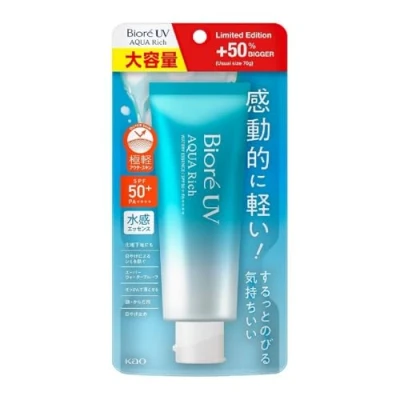 Afbeelding van Biore Aqua Rich Watery UV Essence SPF50+・PA++++ 105 g