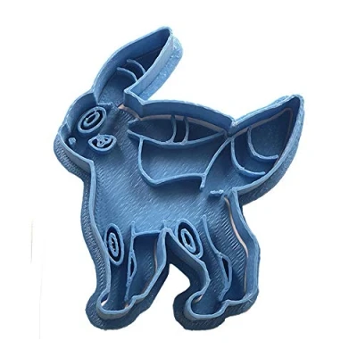Afbeelding van Cuticuter Umbreon Pokémon koekjessnijder, 8 x 7 1,5 cm, blauw