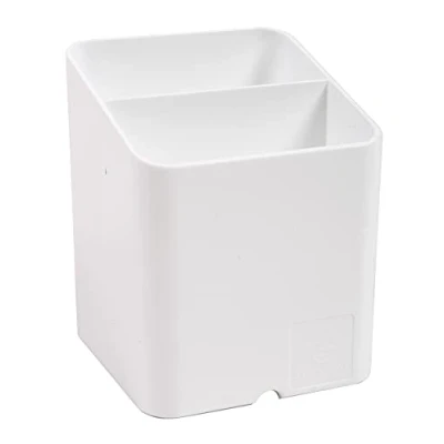 Afbeelding van Exacompta Pen Cube pennenhouder wit bureau