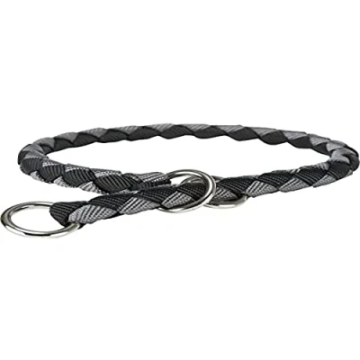 Afbeelding van Trixie Cavo Anti Trek Halsband Fuchsia/grafiet M L